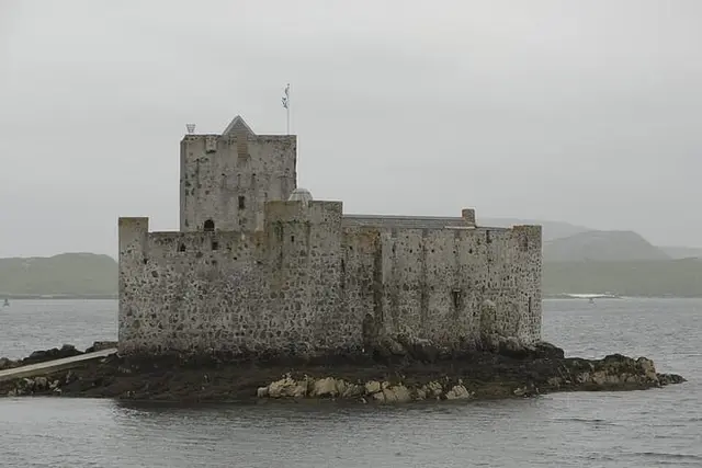 Kisimul Castle in the bay at Castlebay, Barra